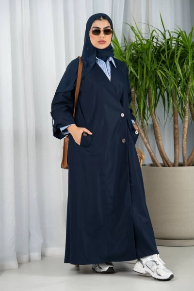 Trenchcoat Abaya navy IB230